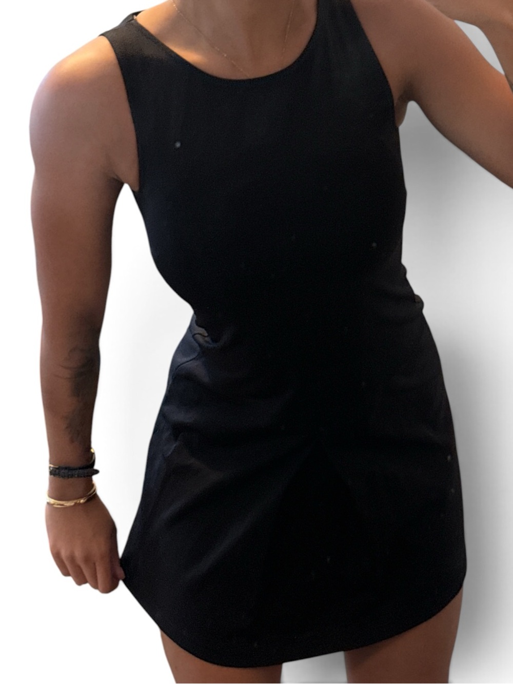 H&M Black Sleeveless Mini Dress